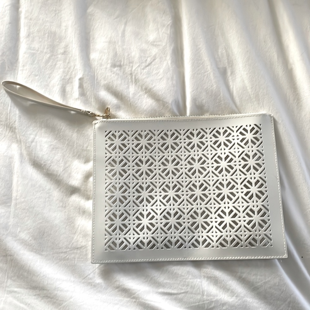 Tory Burch plastic pouch